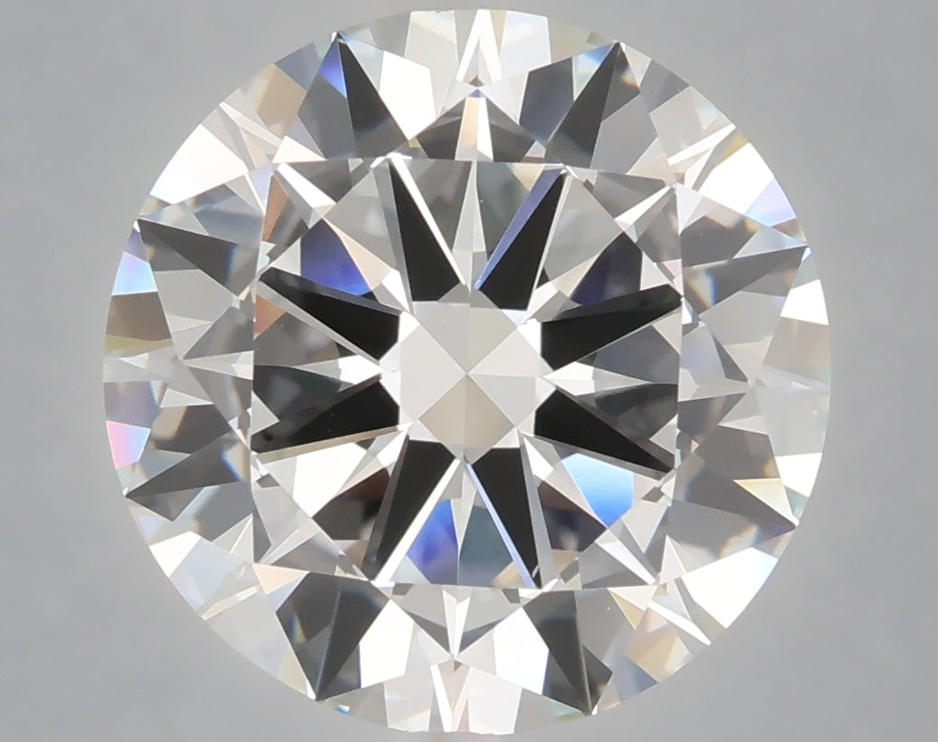 6.01 Carat Round Shaped, Excellent Cut, F Color, VS1 Clarity, IGI Certified Lab Grown Diamond