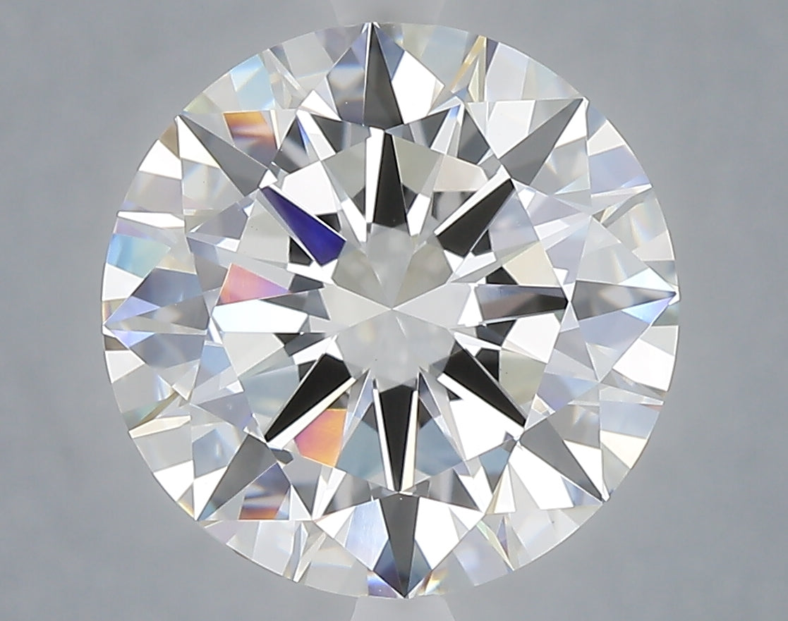 6.00 Carat Round Shaped, Excellent Cut, E Color, VVS2 Clarity, IGI Certified Lab Grown Diamond