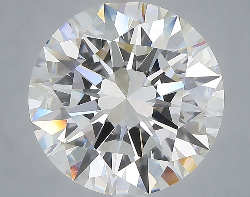 5.01 Carat Round Shaped, Excellent Cut, F Color, VS1 Clarity, IGI Certified Lab Grown Diamond