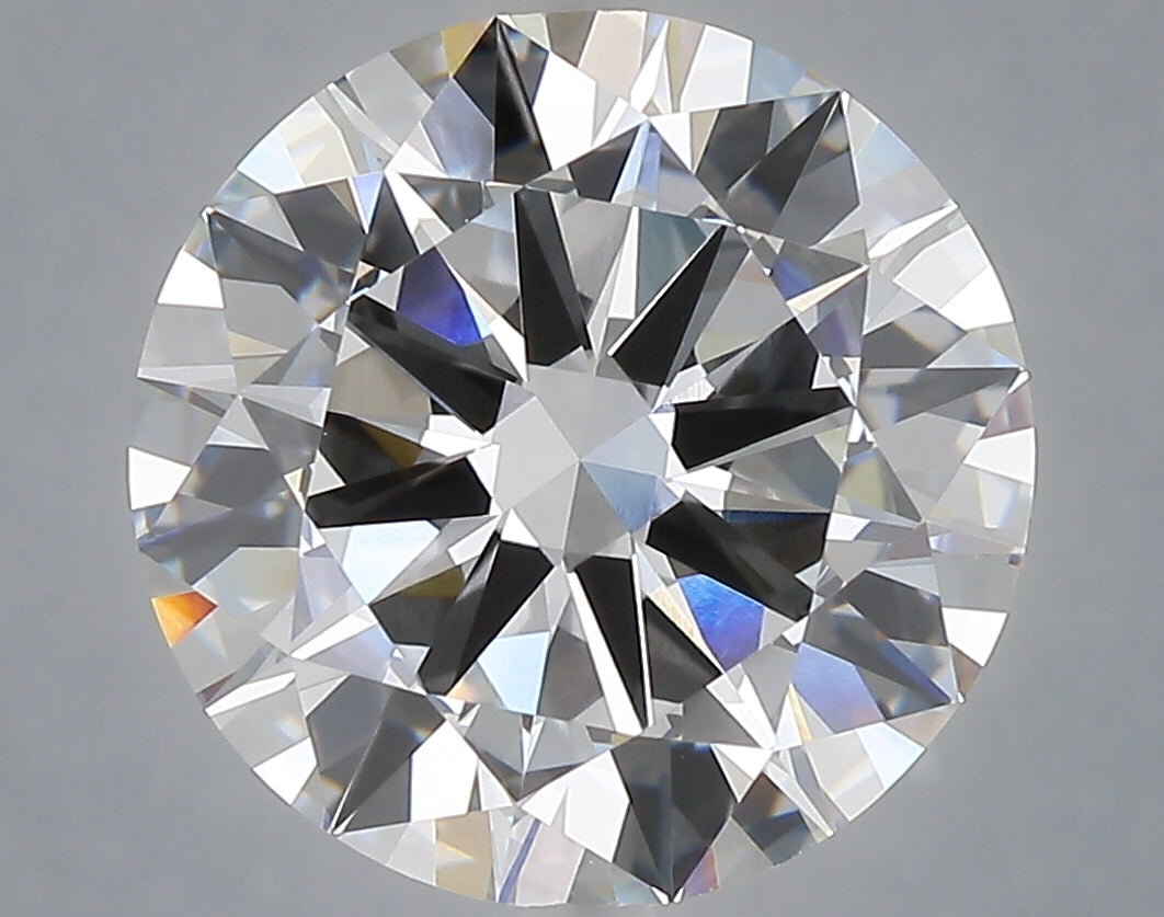 6.01 Carat Round Shaped, Excellent Cut, E Color, VVS2 Clarity, IGI Certified Lab Grown Diamond