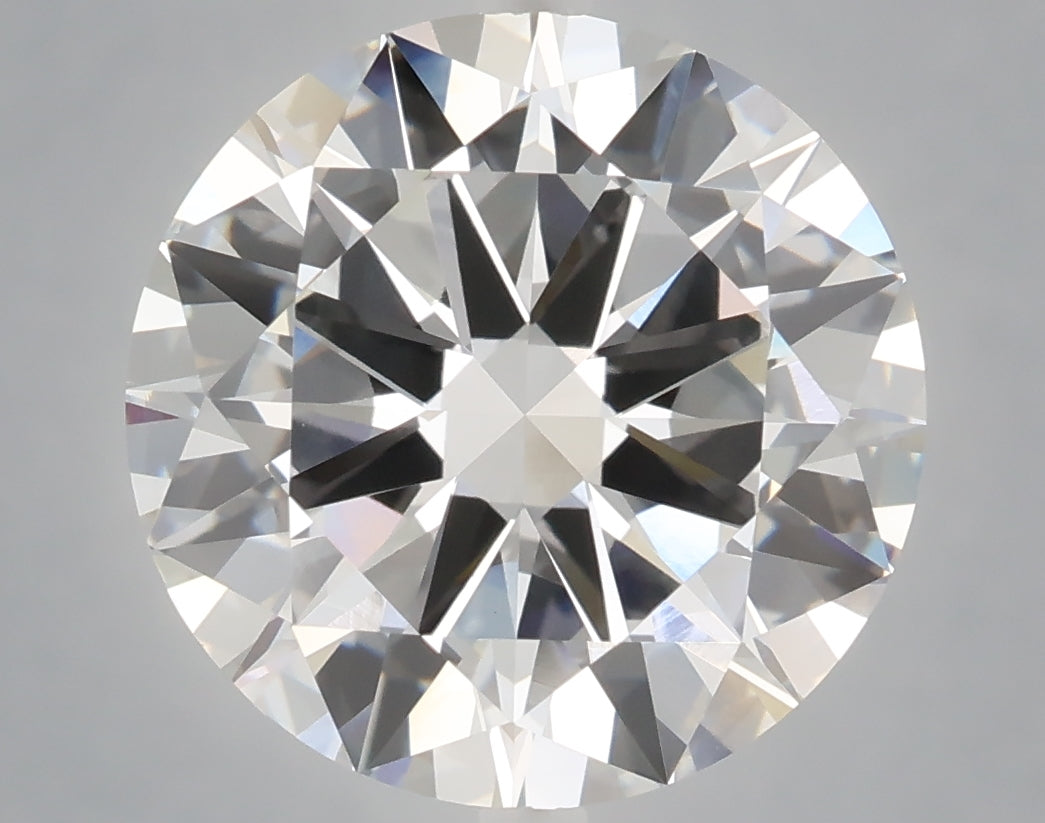 6.00 Carat Round Shaped, Excellent Cut, E Color, VVS2 Clarity, IGI Certified Lab Grown Diamond