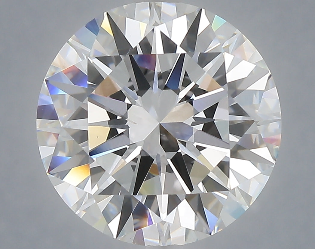 6.00 Carat Round Shaped, Excellent Cut, E Color, VS1 Clarity, IGI Certified Lab Grown Diamond