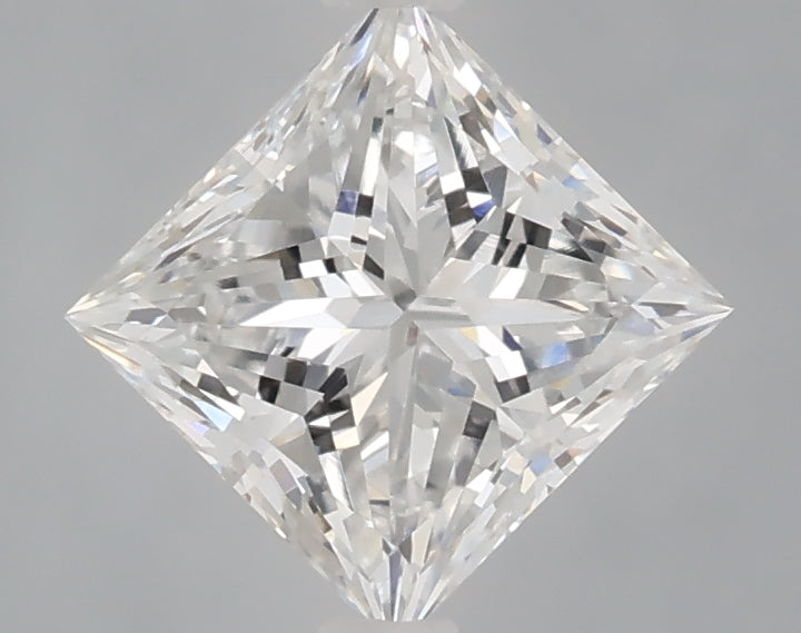 1.10 Carat Princess Shaped, Excellent Cut, D Color, VVS2 Clarity, IGI Certified Lab Grown Diamond