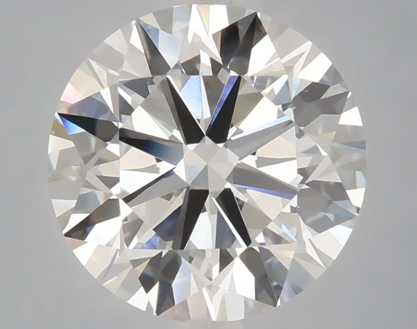 3.00 Carat Round Shaped, Excellent Cut, VVS2 Clarity, IGI Certified Lab Grown Diamond