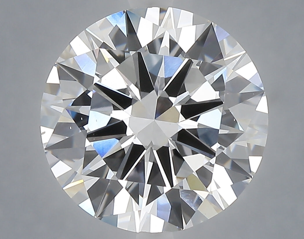 5.00 Carat Round Shaped, Excellent Cut, E Color, VS1 Clarity, IGI Certified Lab Grown Diamond
