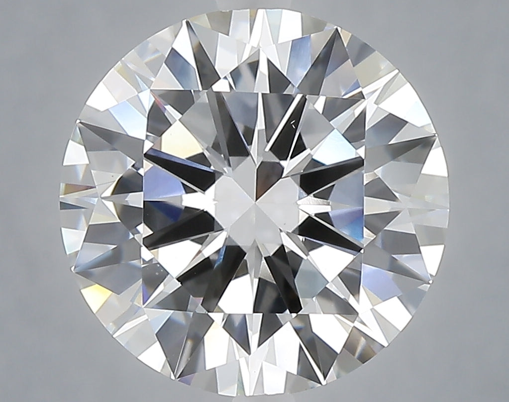 5.02 Carat Round Shaped, Excellent Cut, E Color, VS1 Clarity, IGI Certified Lab Grown Diamond