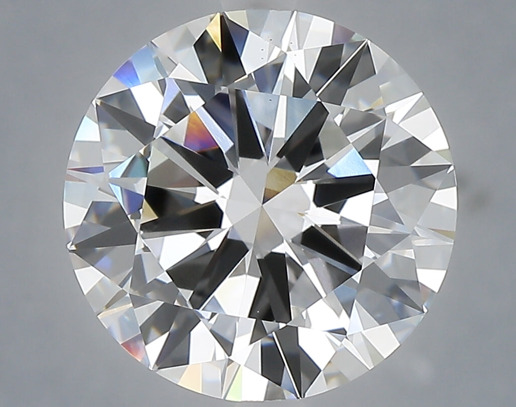 5.02 Carat Round Shaped, Excellent Cut, E Color, VS1 Clarity, IGI Certified Lab Grown Diamond