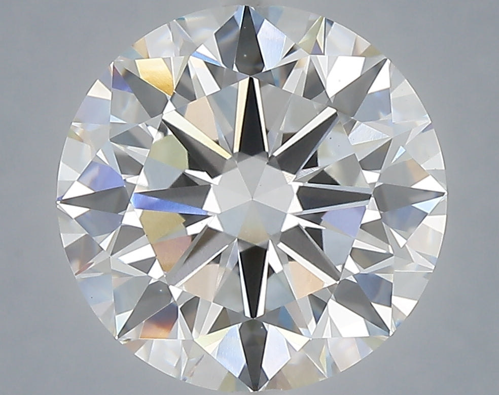 5.03 Carat Round Shaped, Excellent Cut, F Color, VS1 Clarity, IGI Certified Lab Grown Diamond