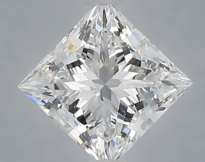 1.10 Carat Princess Shaped, Excellent Cut, D Color, VVS1 Clarity, IGI Certified Lab Grown Diamond