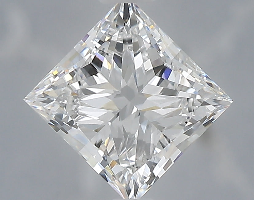 1.07 Carat Princess Shaped, Very Good Cut, D Color, VVS2 Clarity, IGI Certified Lab Grown Diamond