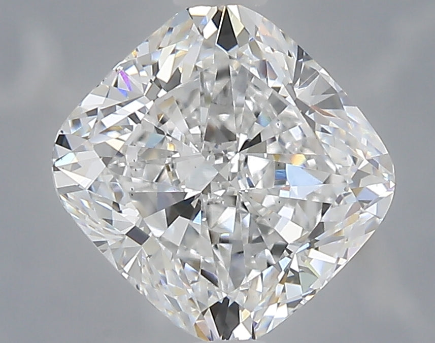 1.56 Carat Cushion Shaped, Excellent Cut, D Color, VS2 Clarity, IGI Certified Lab Grown Diamond