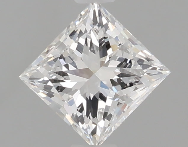1.10 Carat Princess Shaped, Excellent Cut, D Color, VVS2 Clarity, IGI Certified Lab Grown Diamond