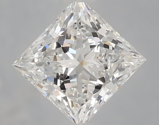 1.10 Carat Princess Shaped, Ideal Cut, D Color, VVS2 Clarity, IGI Certified Lab Grown Diamond