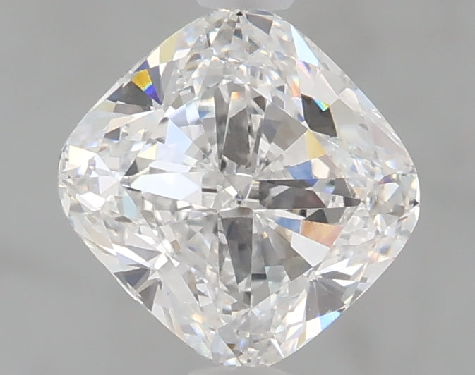 1.59 Carat Cushion Shaped, Ideal Cut, D Color, VVS2 Clarity, IGI Certified Lab Grown Diamond