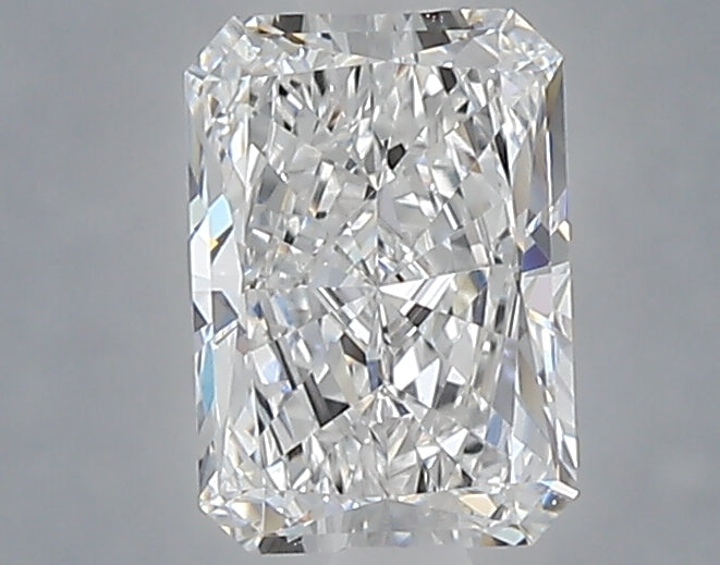1.08 Carat Radiant Shaped, Excellent Cut, E Color, VVS2 Clarity, IGI Certified Lab Grown Diamond
