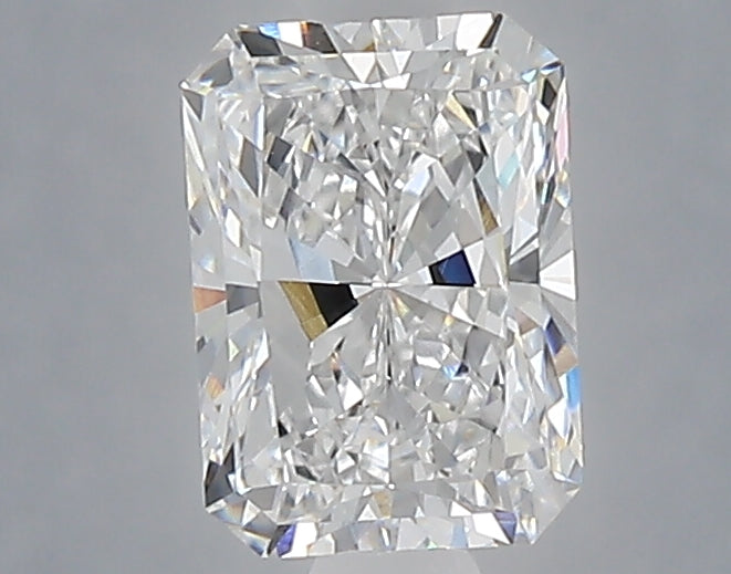 1.06 Carat Radiant Shaped, Excellent Cut, E Color, VVS2 Clarity, IGI Certified Lab Grown Diamond