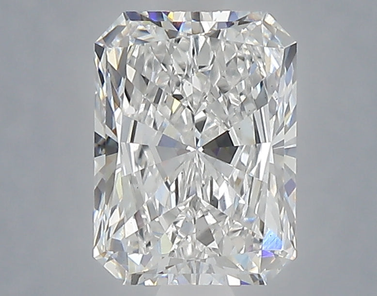 1.58 Carat Radiant Shaped, Very Good Cut, E Color, VS2 Clarity, IGI Certified Lab Grown Diamond