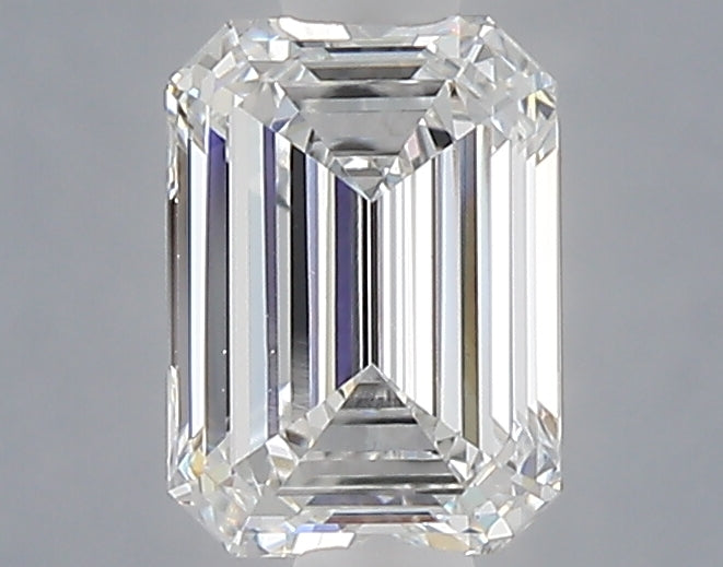 0.99 Carat Emerald Shaped, Excellent Cut, E Color, VVS2 Clarity, IGI Certified Lab Grown Diamond