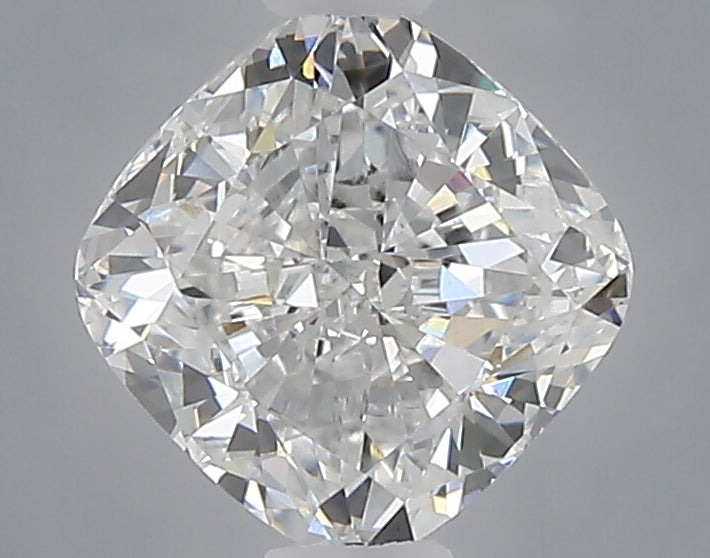 1.08 Carat Cushion Shaped, Ideal Cut, D Color, VVS2 Clarity, IGI Certified Lab Grown Diamond