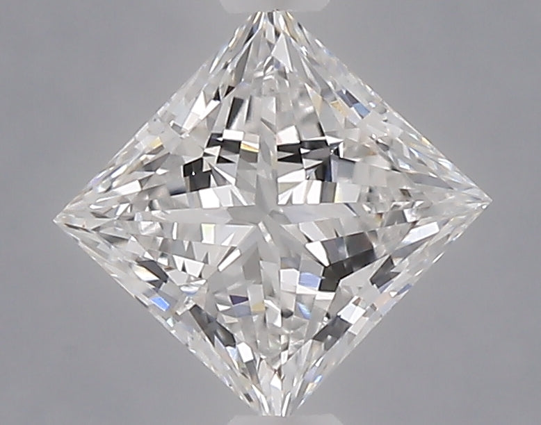 1.09 Carat Princess Shaped, Excellent Cut, D Color, VVS2 Clarity, IGI Certified Lab Grown Diamond