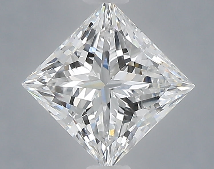 1.10 Carat Princess Shaped, Very Good Cut, D Color, VVS2 Clarity, IGI Certified Lab Grown Diamond