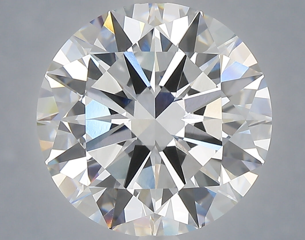 6.03 Carat Round Shaped, Excellent Cut, E Color, VVS2 Clarity, IGI Certified Lab Grown Diamond