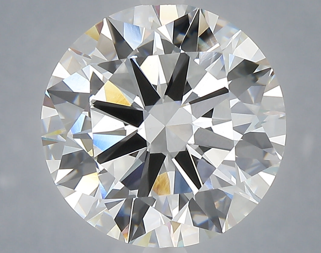 6.05 Carat Round Shaped, Excellent Cut, F Color, VS1 Clarity, IGI Certified Lab Grown Diamond