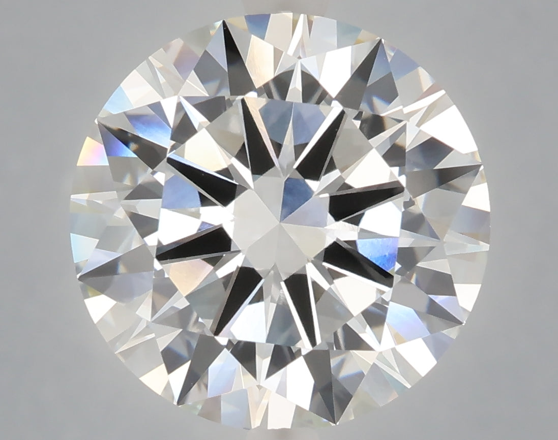 7.01 Carat Round Shaped, Excellent Cut, F Color, VVS2 Clarity, IGI Certified Lab Grown Diamond