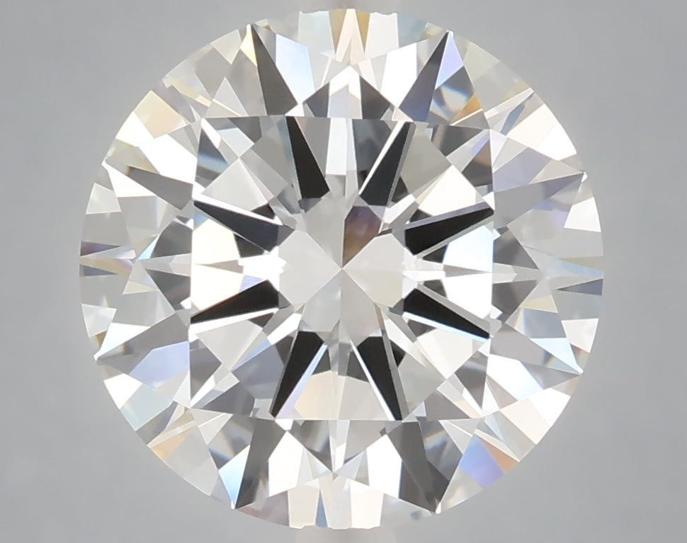 5.04 Carat Round Shaped, Excellent Cut, F Color, VVS1 Clarity, IGI Certified Lab Grown Diamond
