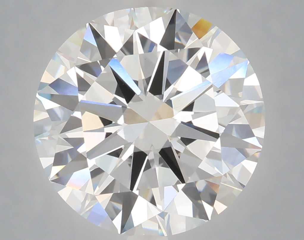 6.01 Carat Round Shaped, Excellent Cut, E Color, VVS2 Clarity, IGI Certified Lab Grown Diamond