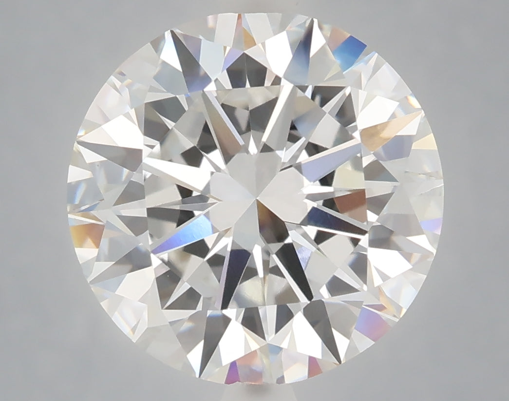 6.00 Carat Round Shaped, Excellent Cut, E Color, VVS2 Clarity, IGI Certified Lab Grown Diamond