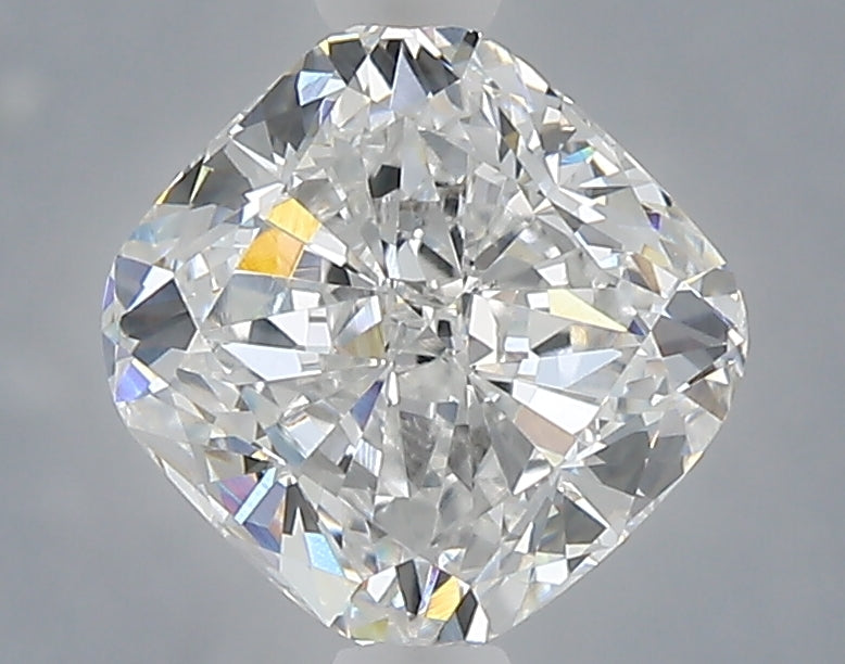 1.56 Carat Cushion Shaped, Excellent Cut, D Color, VVS2 Clarity, IGI Certified Lab Grown Diamond
