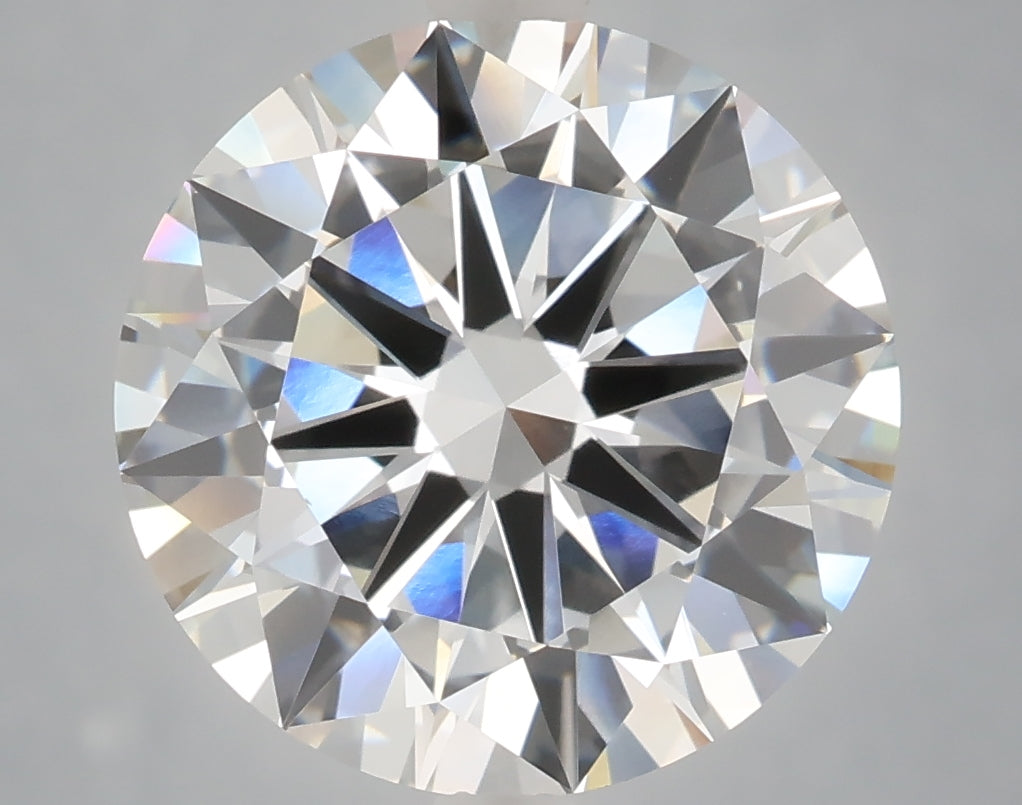 6.01 Carat Round Shaped, Excellent Cut, E Color, VVS2 Clarity, IGI Certified Lab Grown Diamond