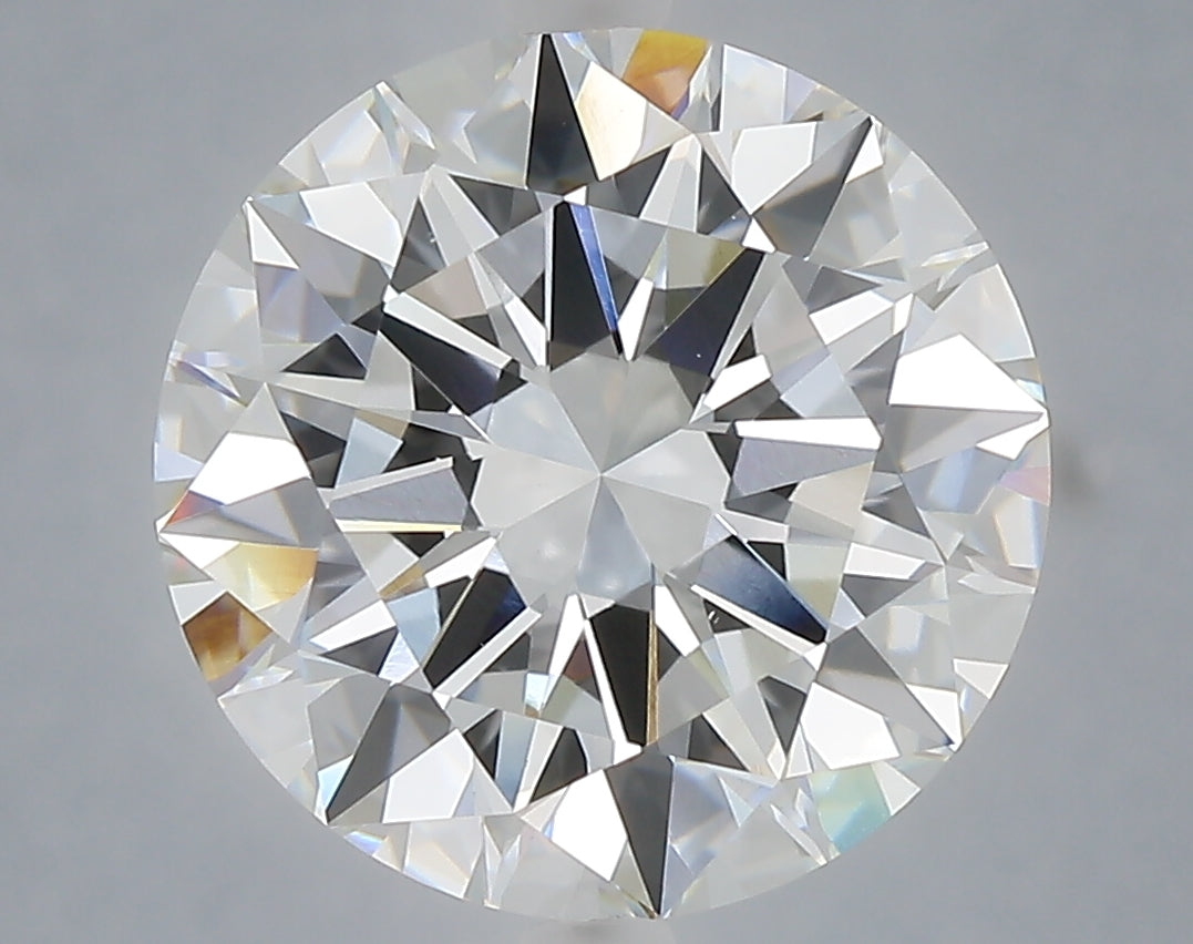 6.01 Carat Round Shaped, Excellent Cut, E Color, VS1 Clarity, IGI Certified Lab Grown Diamond