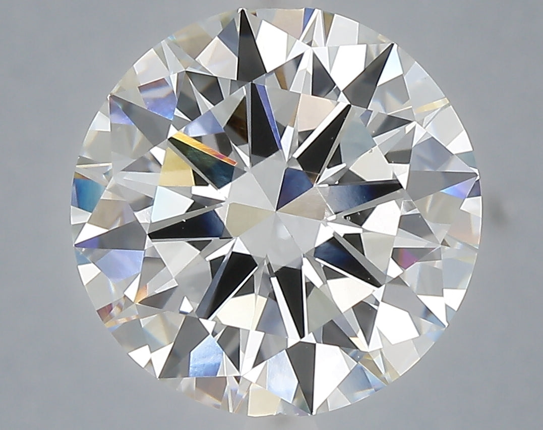 6.00 Carat Round Shaped, Very Good Cut, F Color, VS1 Clarity, IGI Certified Lab Grown Diamond