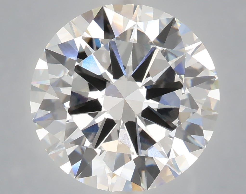 6.00 Carat Round Shaped, Excellent Cut, E Color, VVS2 Clarity, IGI Certified Lab Grown Diamond