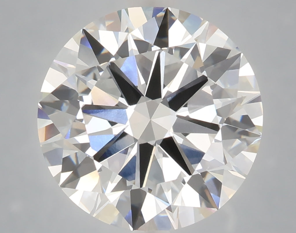 6.01 Carat Round Shaped, Excellent Cut, E Color, VVS2 Clarity, IGI Certified Lab Grown Diamond