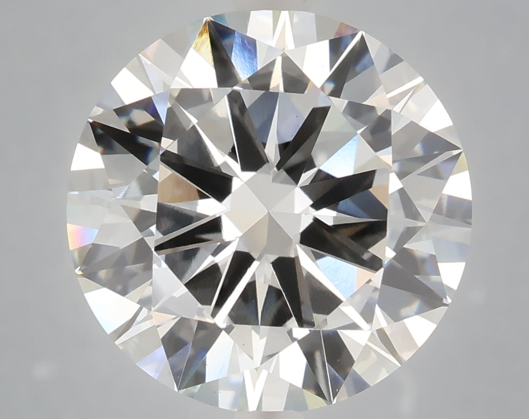 7.02 Carat Round Shaped, Excellent Cut, F Color, VS1 Clarity, IGI Certified Lab Grown Diamond