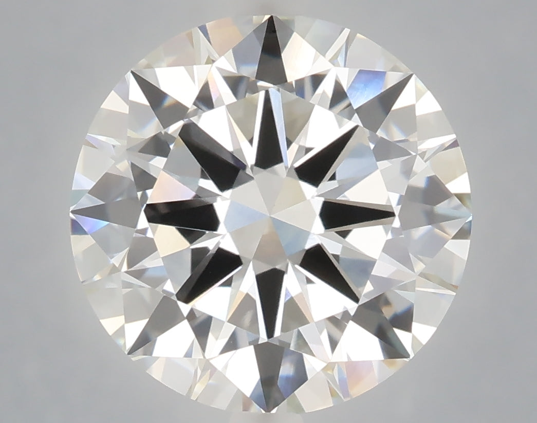 6.01 Carat Round Shaped, Excellent Cut, E Color, VVS2 Clarity, IGI Certified Lab Grown Diamond