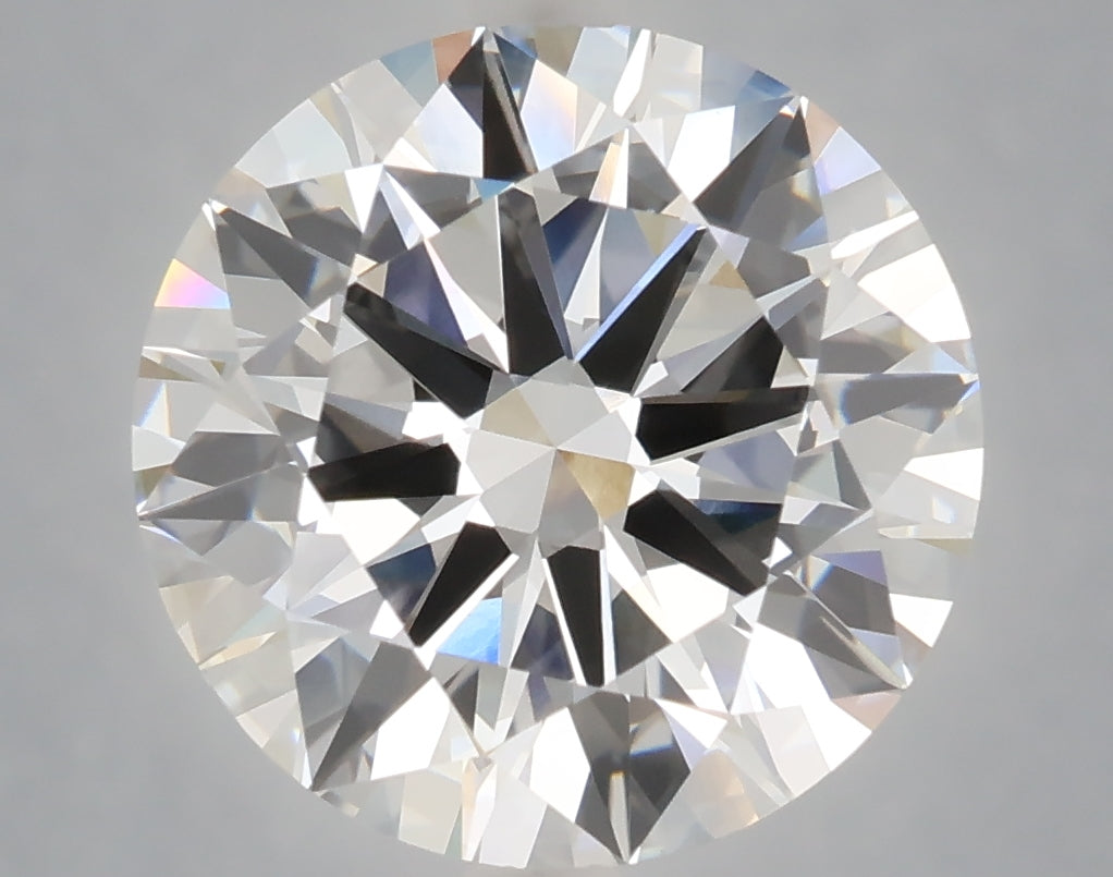 6.01 Carat Round Shaped, Excellent Cut, E Color, VVS2 Clarity, IGI Certified Lab Grown Diamond