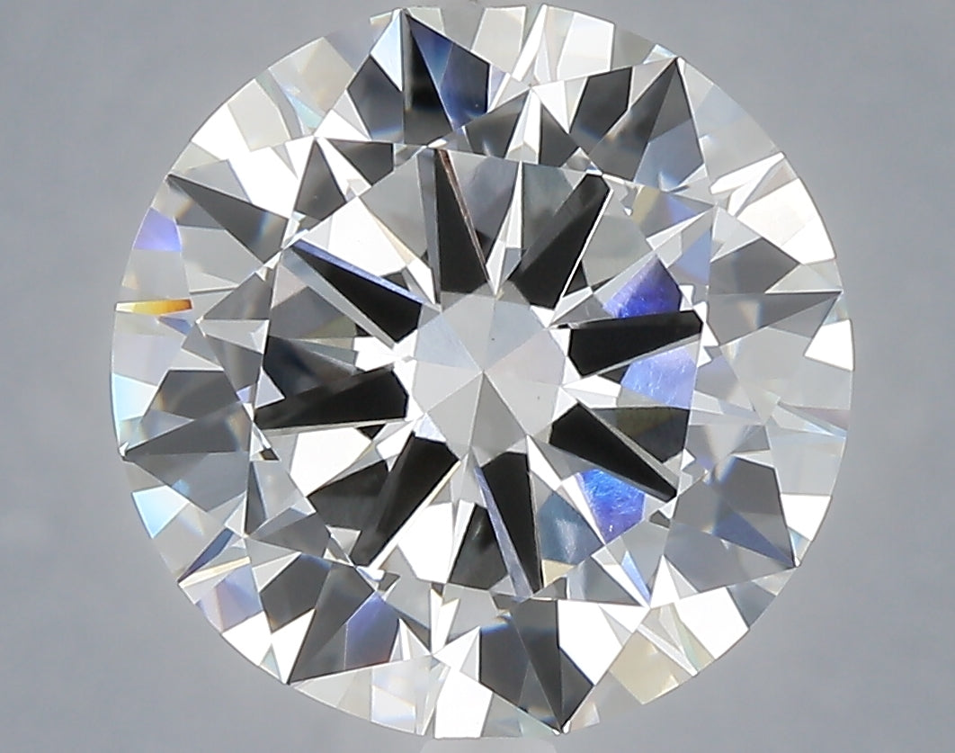 6.06 Carat Round Shaped, Excellent Cut, E Color, VVS2 Clarity, IGI Certified Lab Grown Diamond