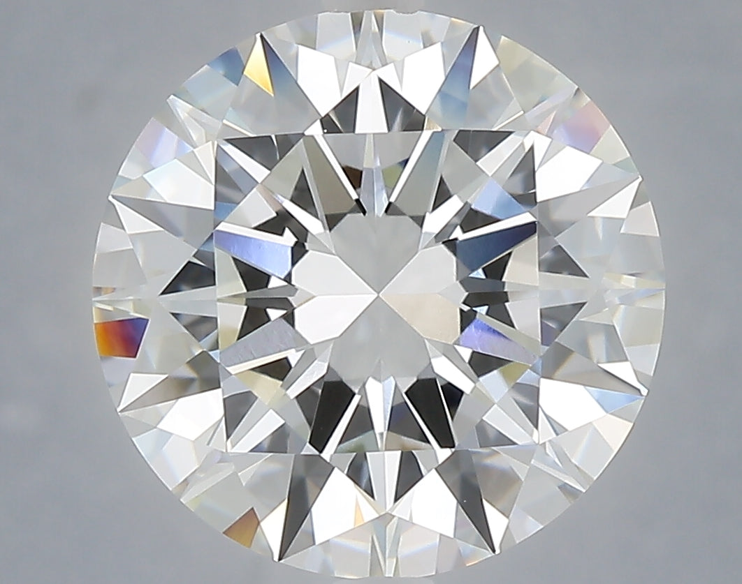 6.05 Carat Round Shaped, Excellent Cut, F Color, VVS1 Clarity, IGI Certified Lab Grown Diamond