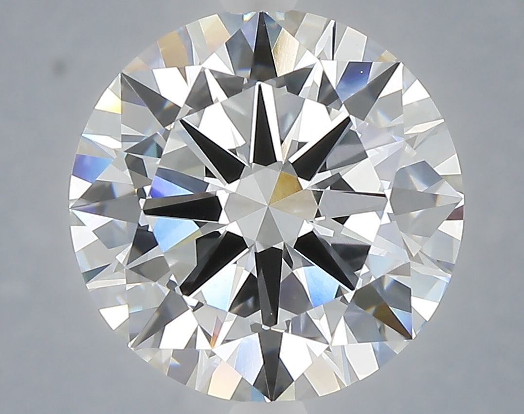 6.01 Carat Round Shaped, Excellent Cut, E Color, VVS2 Clarity, IGI Certified Lab Grown Diamond