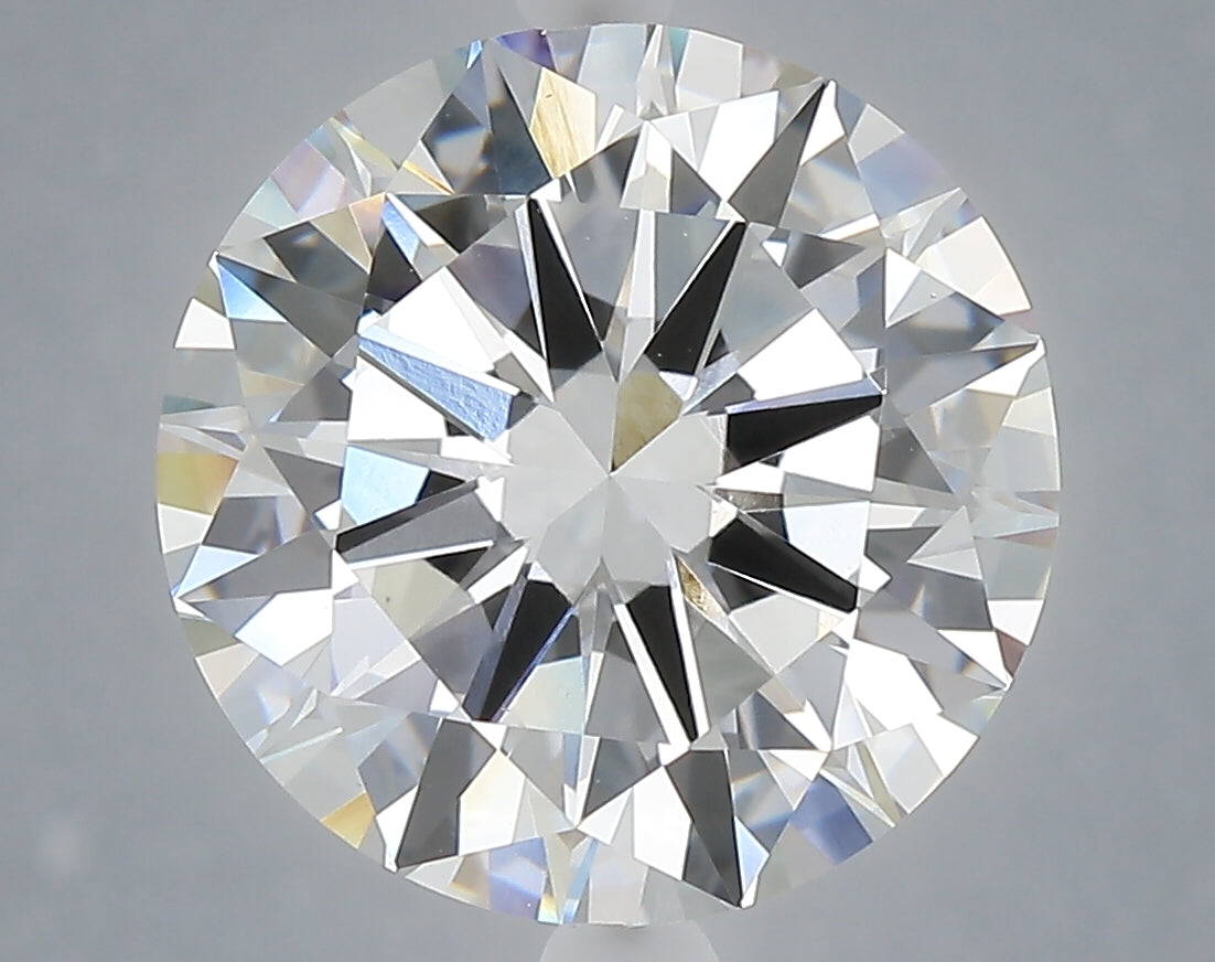 6.00 Carat Round Shaped, Excellent Cut, F Color, VS1 Clarity, IGI Certified Lab Grown Diamond