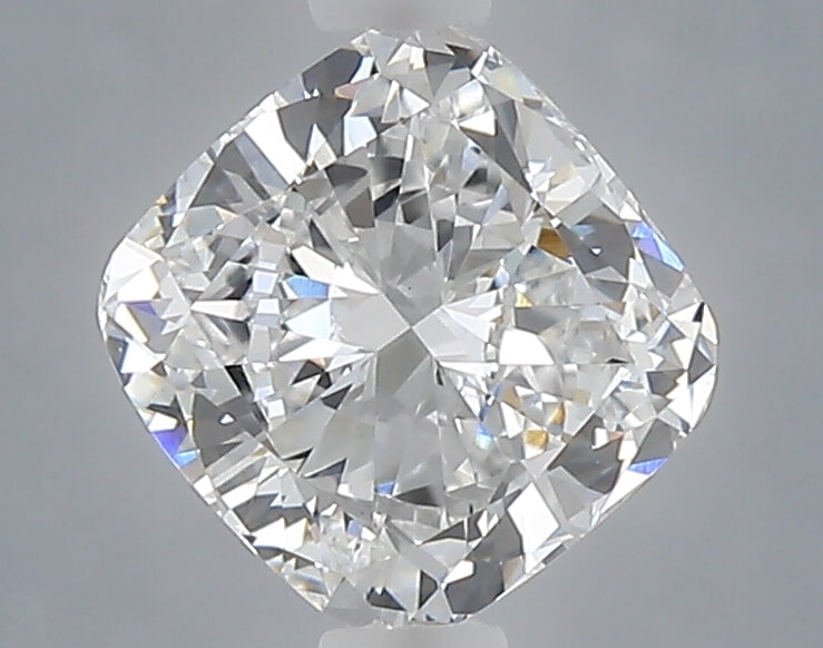 1.09 Carat Cushion Shaped, Very Good Cut, D Color, VVS2 Clarity, IGI Certified Lab Grown Diamond