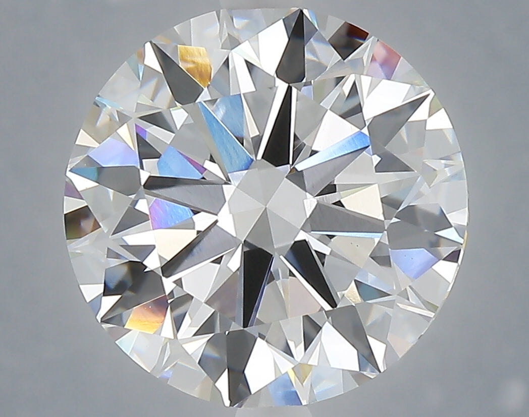 6.01 Carat Round Shaped, Excellent Cut, E Color, VS1 Clarity, IGI Certified Lab Grown Diamond