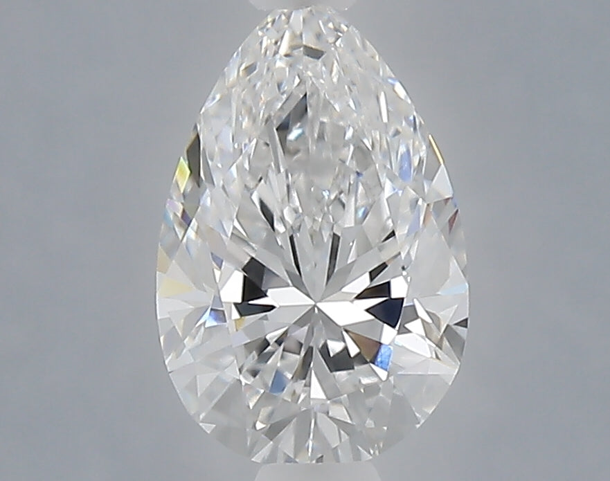 1.08 Carat Pear Shaped, Excellent Cut, E Color, VVS2 Clarity, IGI Certified Lab Grown Diamond