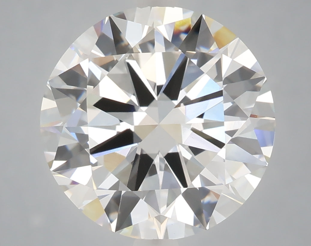 6.00 Carat Round Shaped, Excellent Cut, F Color, VVS2 Clarity, IGI Certified Lab Grown Diamond