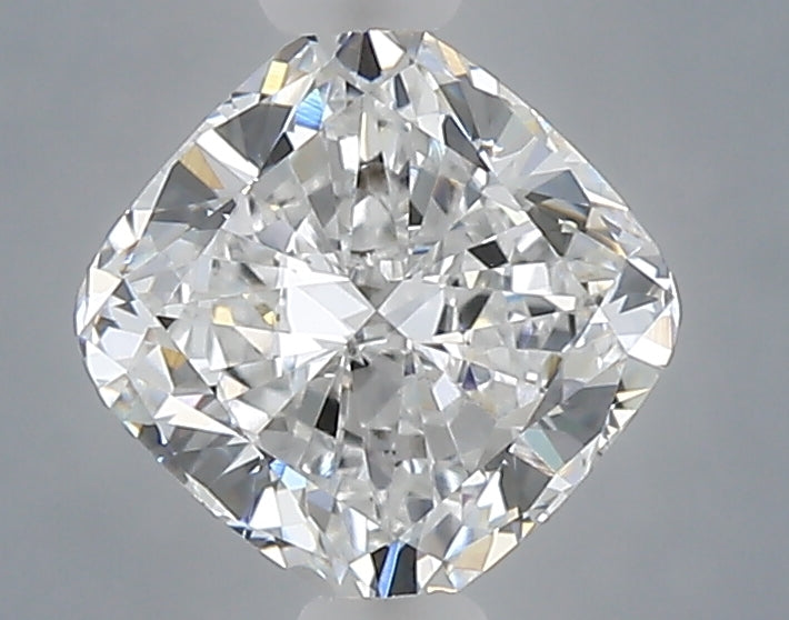 1.06 Carat Cushion Shaped, Ideal Cut, D Color, VVS2 Clarity, IGI Certified Lab Grown Diamond