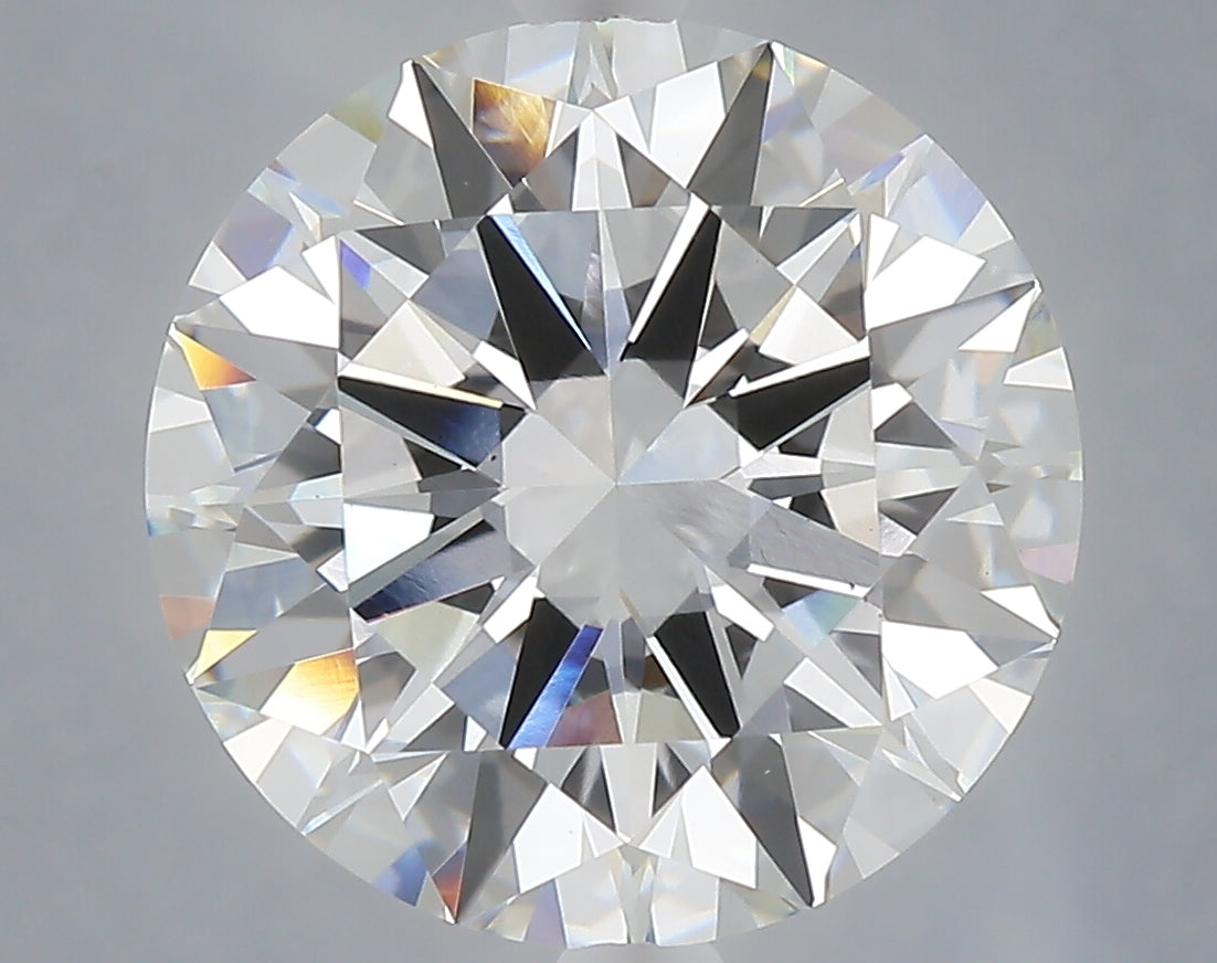 6.00 Carat Round Shaped, Excellent Cut, E Color, VS1 Clarity, IGI Certified Lab Grown Diamond